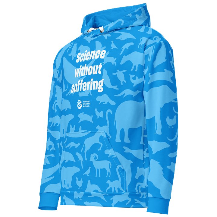 Science without suffering hoodie - Blue product image (2)