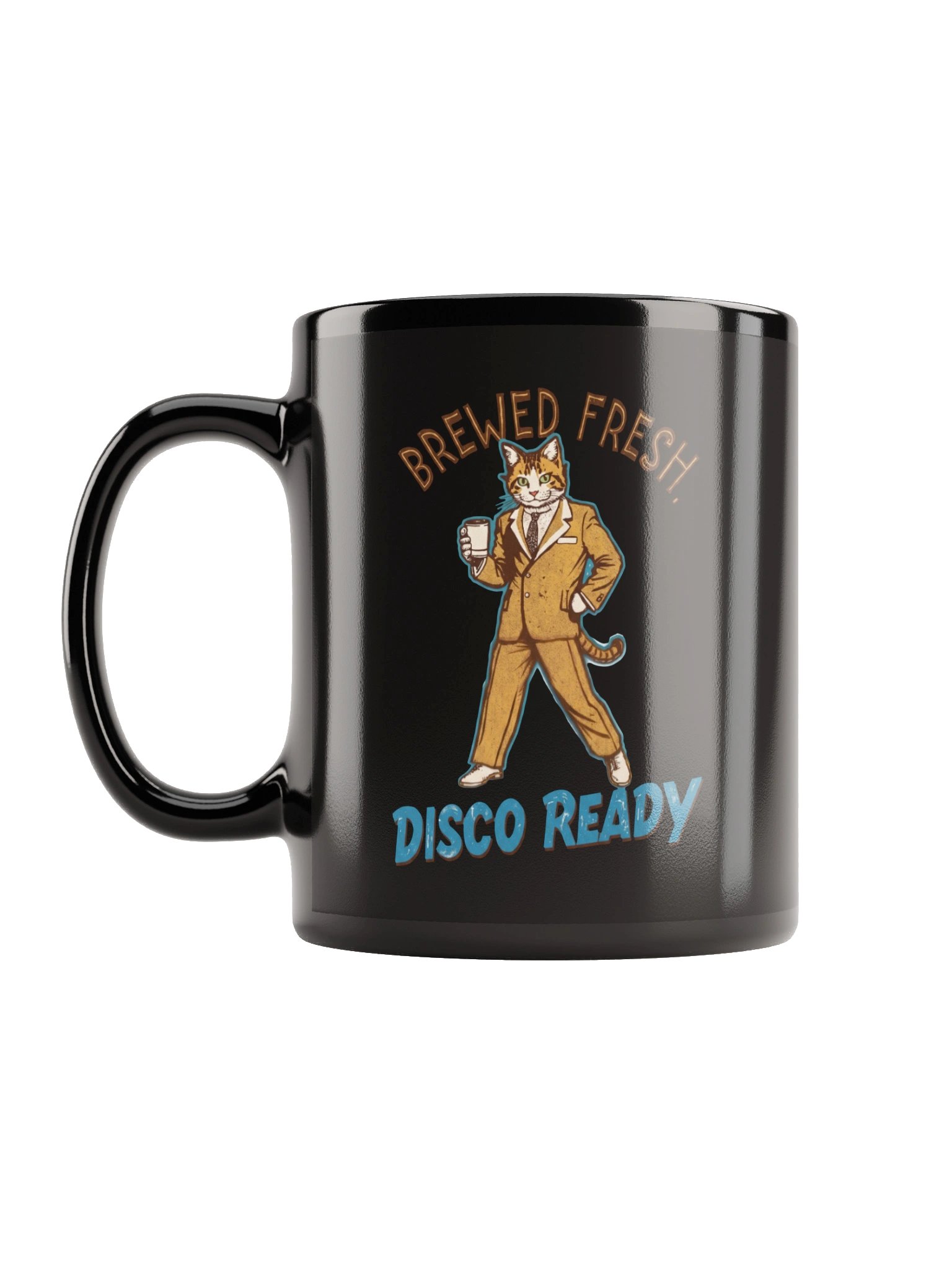 Brewed Fresh, Disco Ready – Vintage Coffee Mug product image (1)
