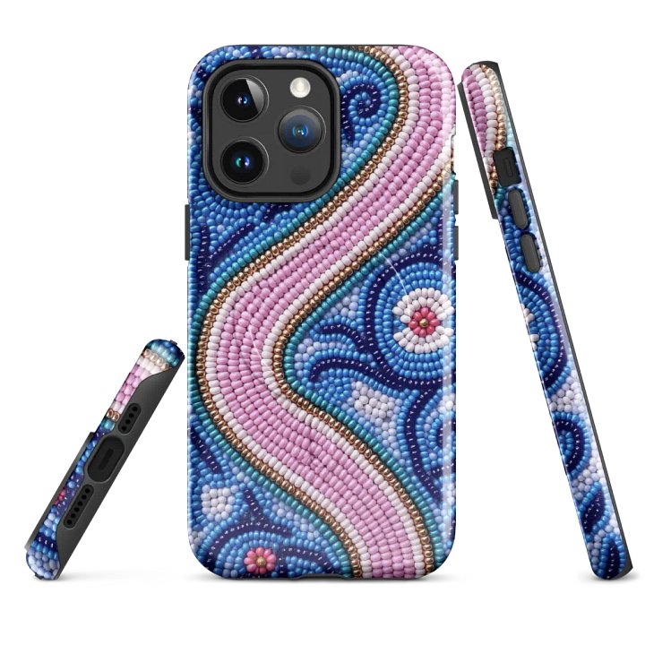 Wave Faux-Beadwork iPhone® Tough Case product image (4)