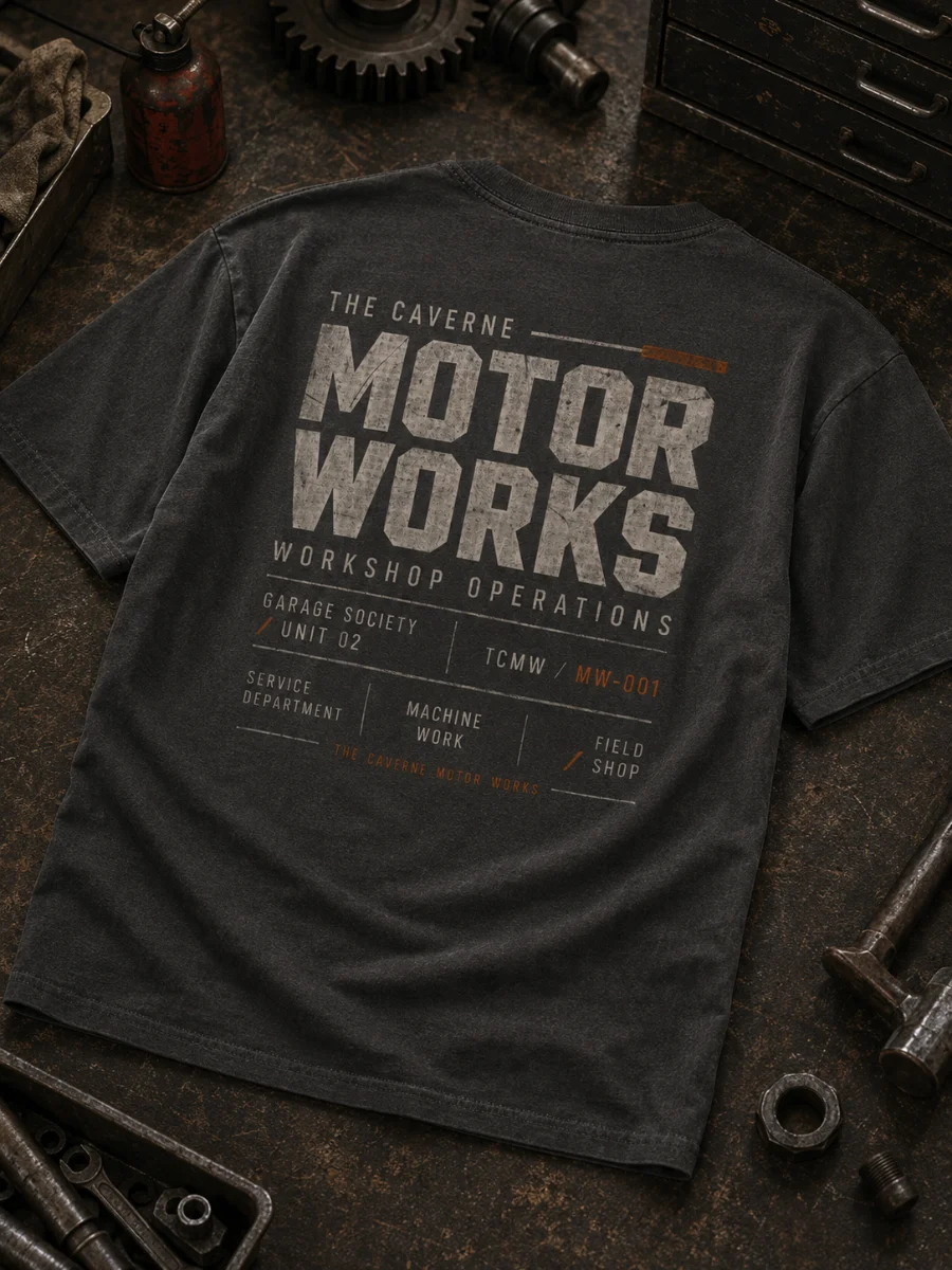 Motor Works Crew Heavyweight Tee product image (3)