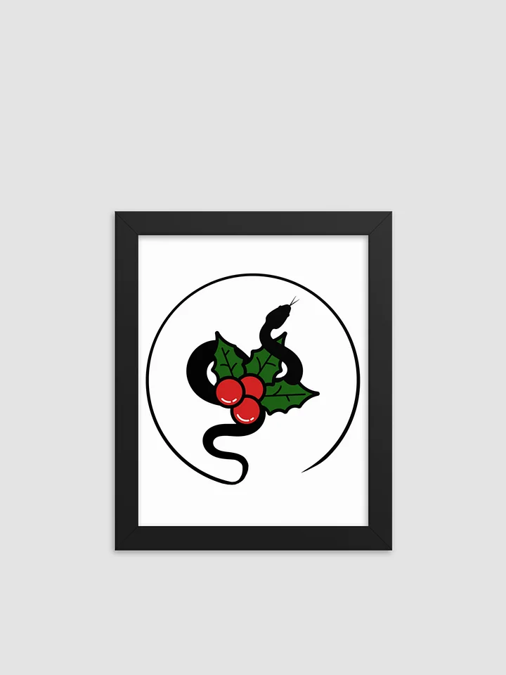 Snake&Holly Framed poster product image (1)