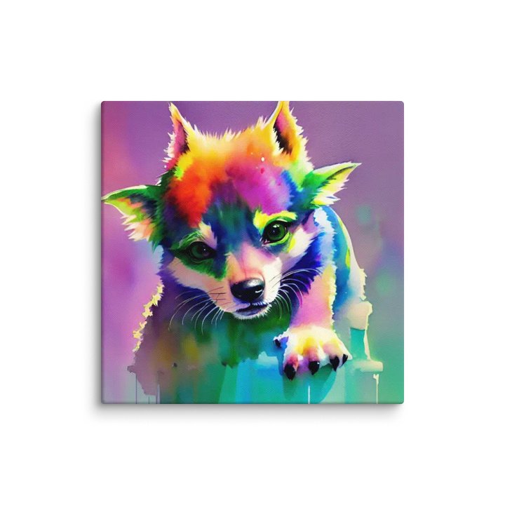 Cute Dog Digital Painting - v12 product image (1)