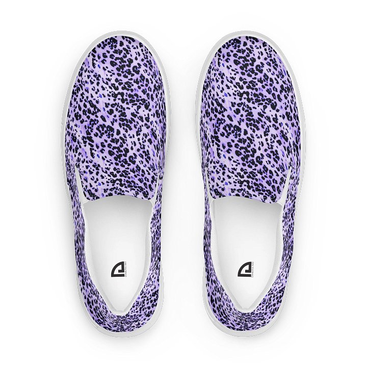 Purple Leopard Skin Canvas Shoes product image (1)