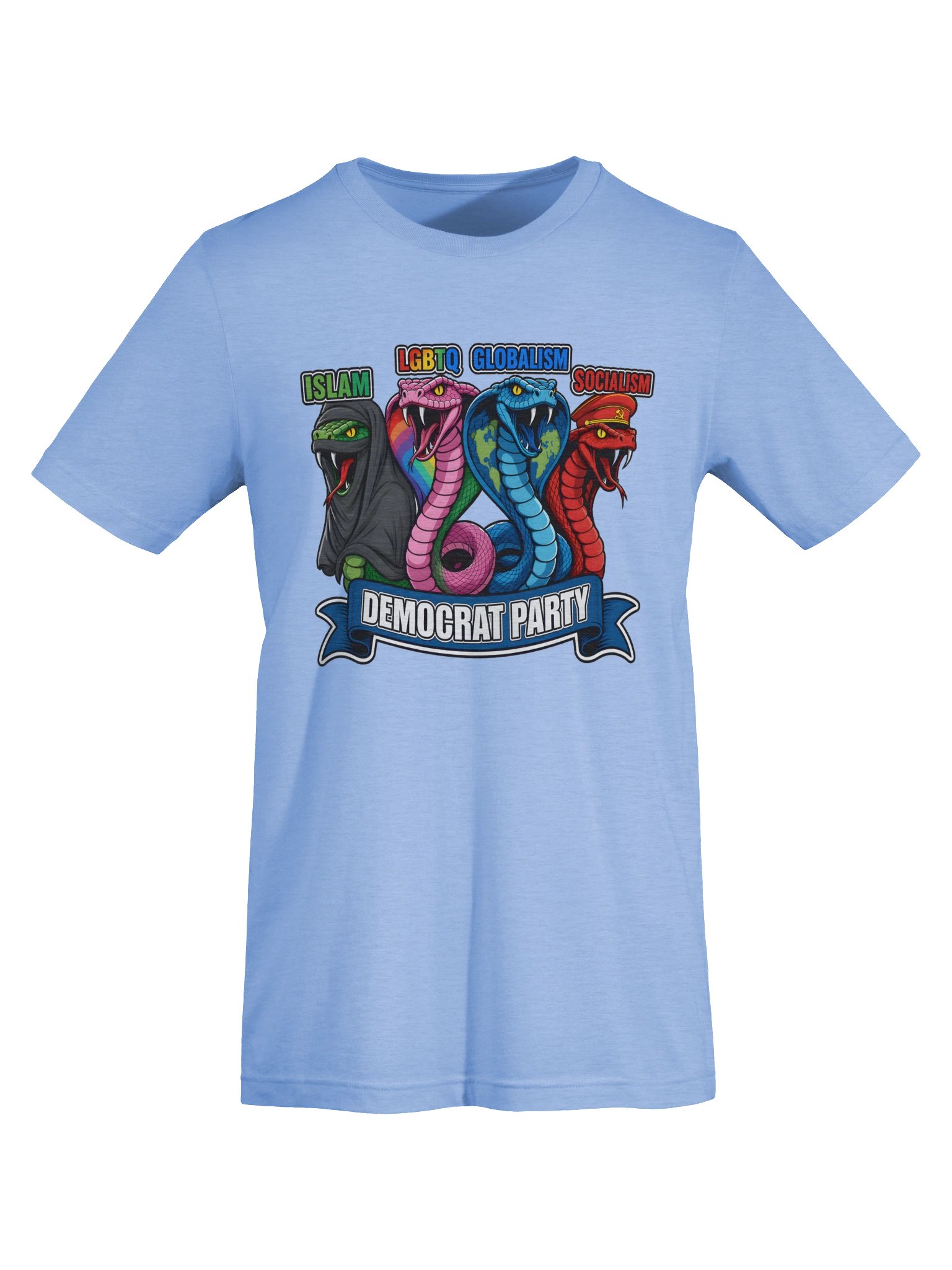 Democrat Party Cobra Banner Tee product image (32)