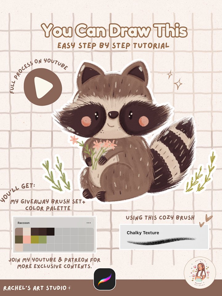 Raccoon’s Color Palette product image (1)