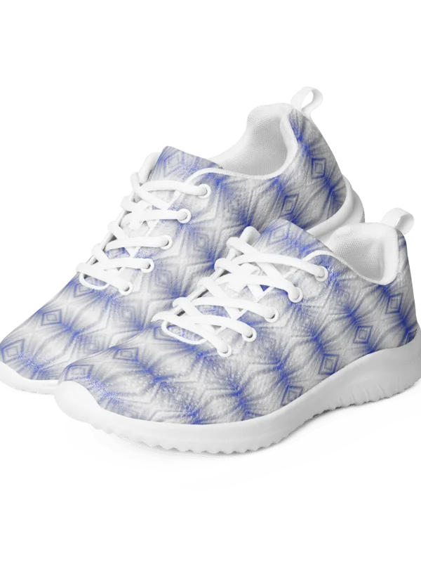 Electric Blue Diamond Flux Diamond Blue Gradient Women's Athletic Shoes product image (8)