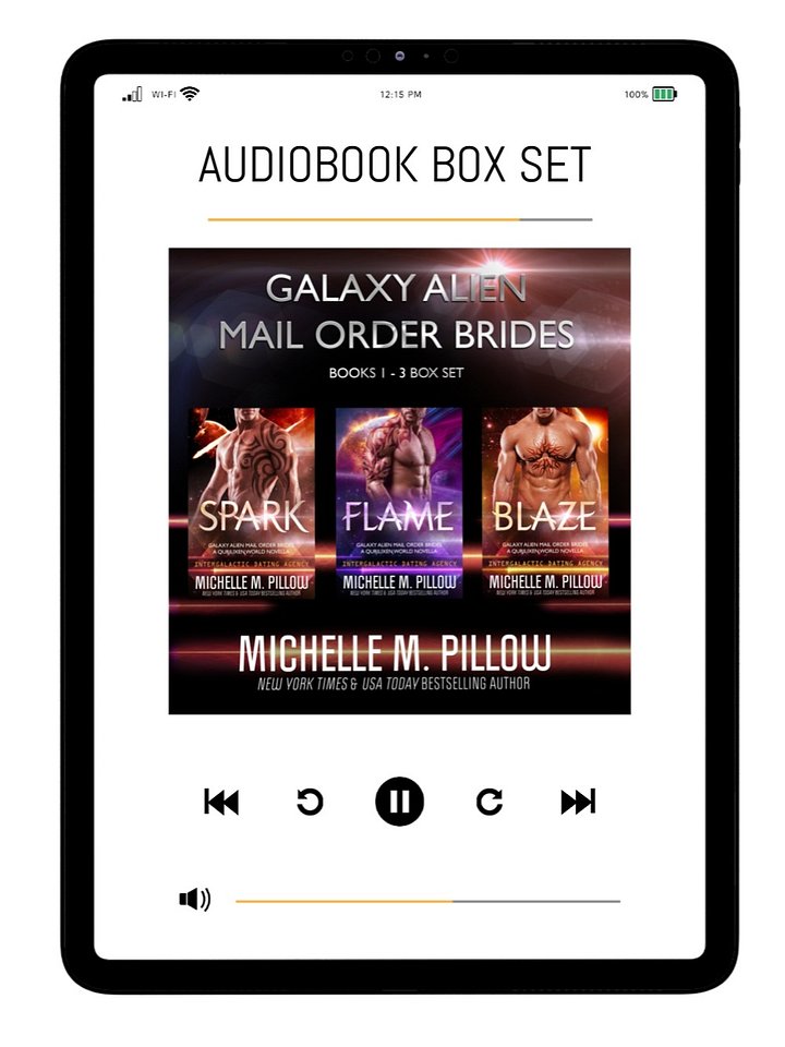 Galaxy Alien Mail Order Brides Books 1 -3 Audiobook Box Set product image (1)