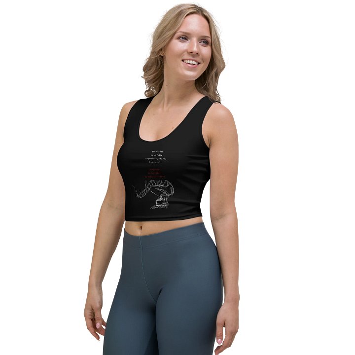 Mladší já Black Crop Top product image (2)
