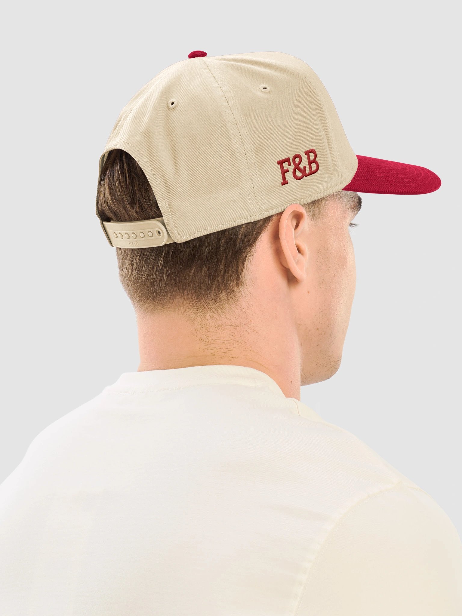 33 AD Cap / Cream & Red product image (8)