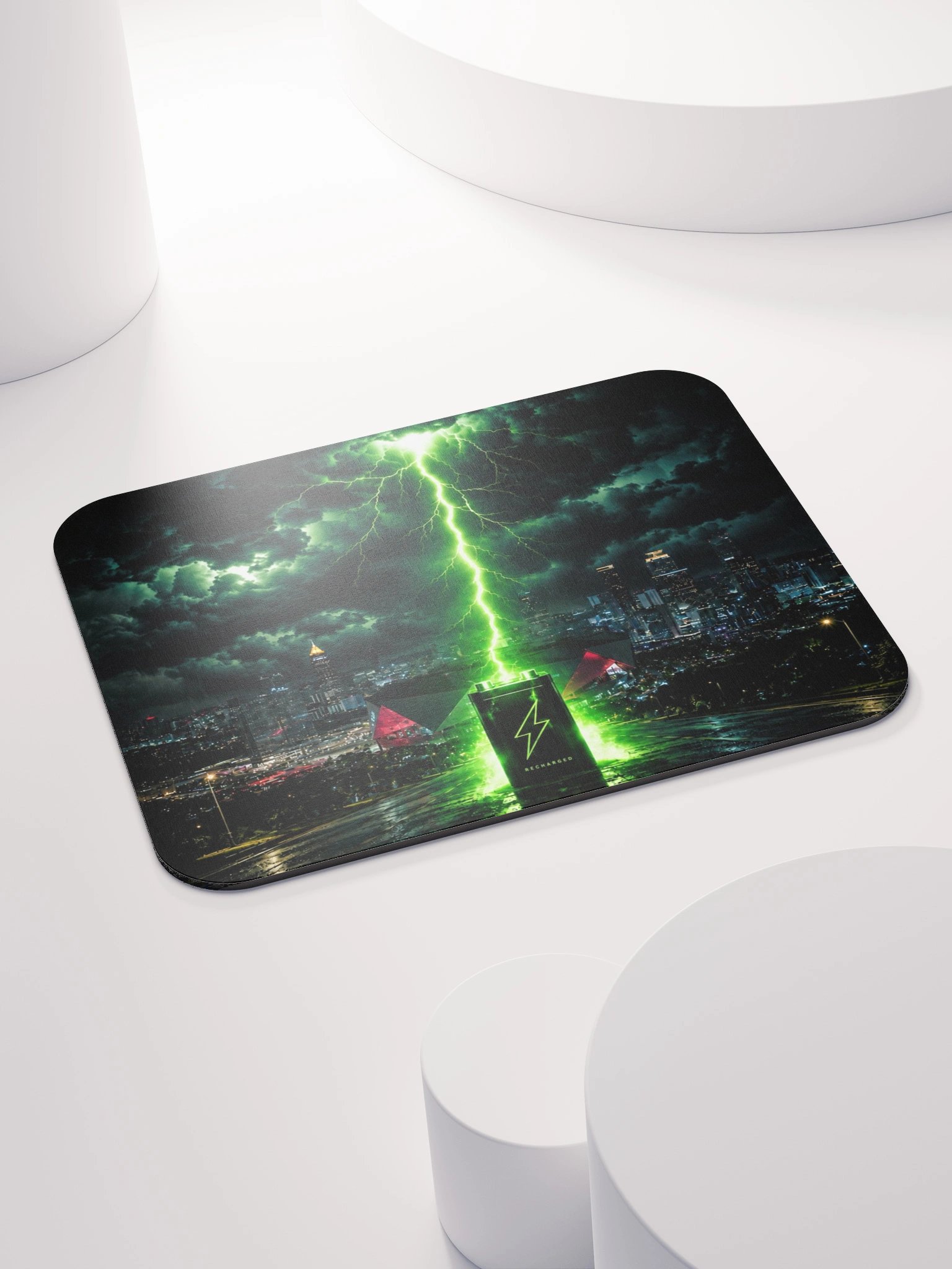 Recharged Lightning City Mouse Pad product image (4)