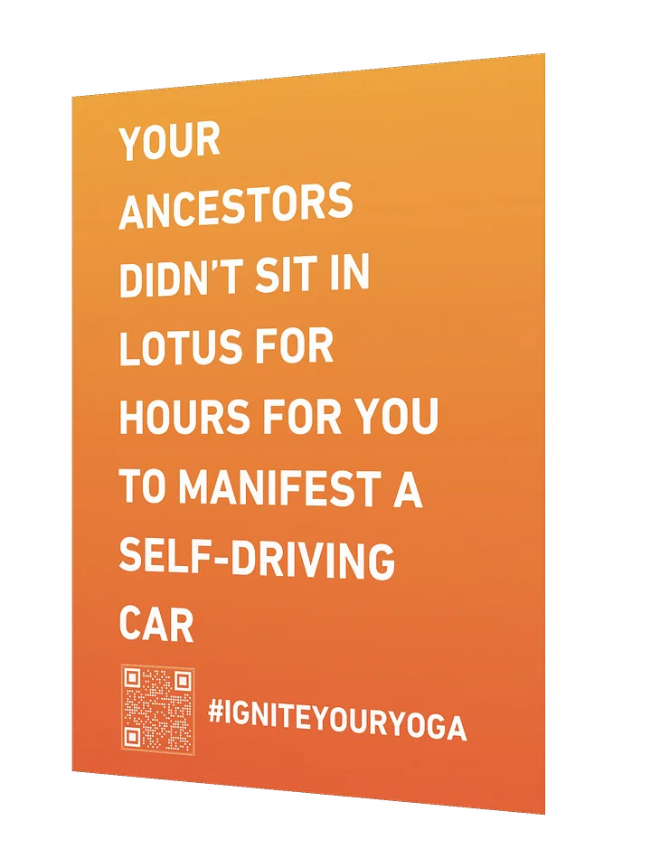 Manifest a Self-Driving Car Poster product image (2)