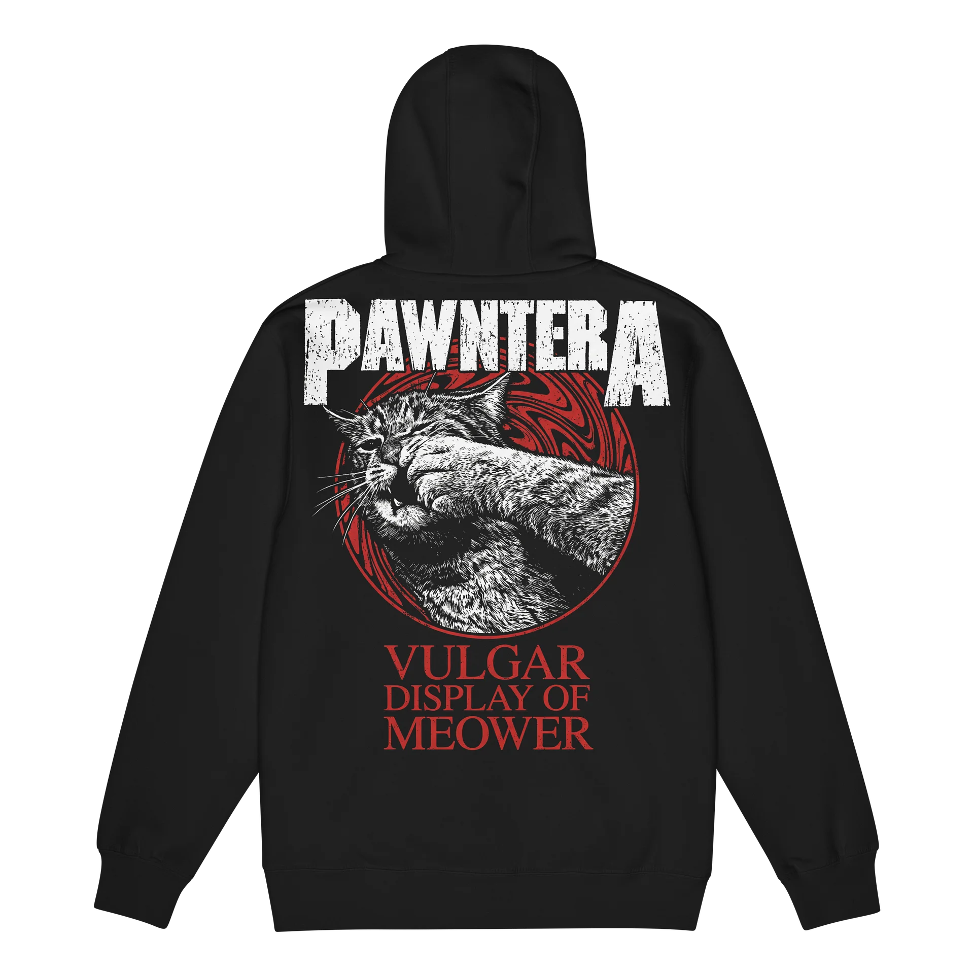PAWNTERA VULGAR DISPLAY OF MEOWER PREMIUM ZIP HOODIE product image (1)