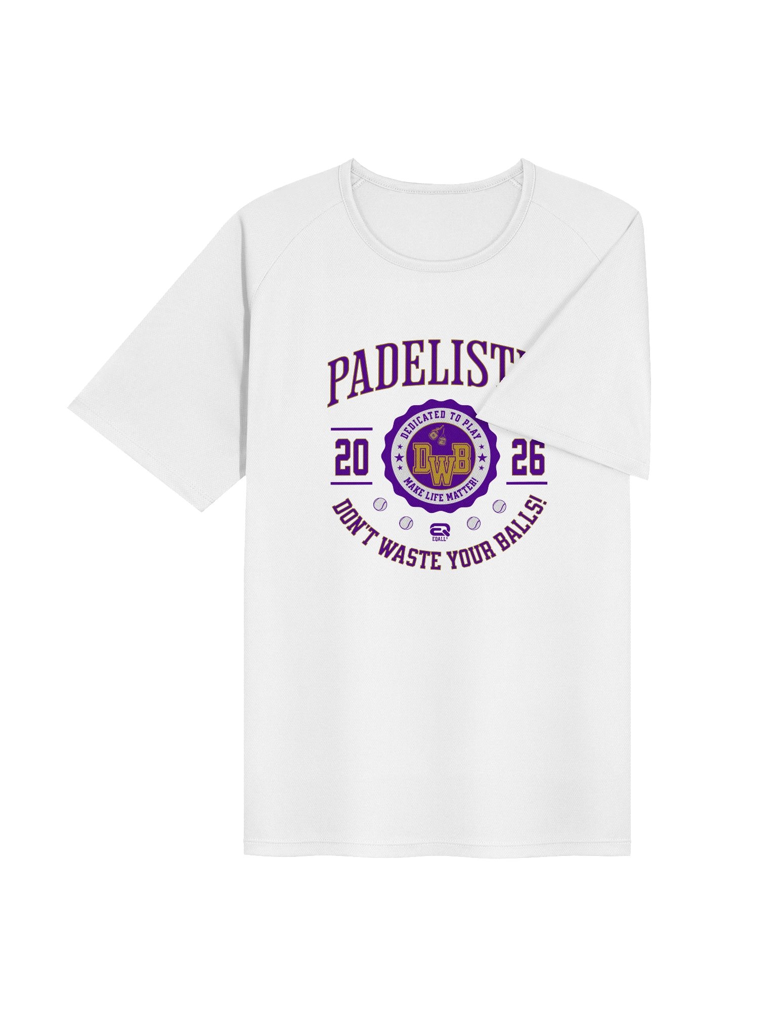 Unisex Sports Jersey EQALL® PADELISTIQ Academy_White / Purple product image (4)