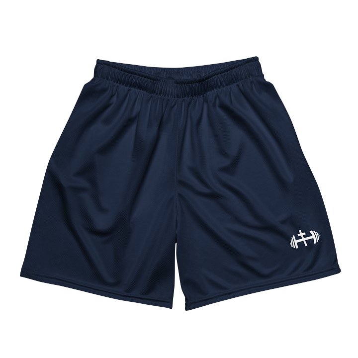 His House Unisex Perfomance Mesh Shorts - Navy product image (2)