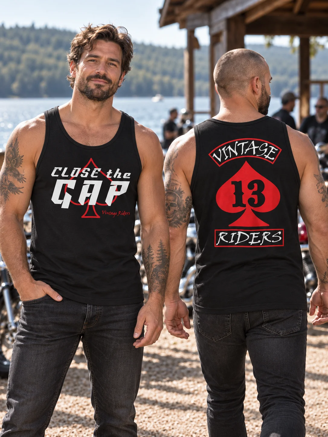 Close the Gap + Vintage Riders 13 — Bella+Canvas Jersey Tank product image (1)