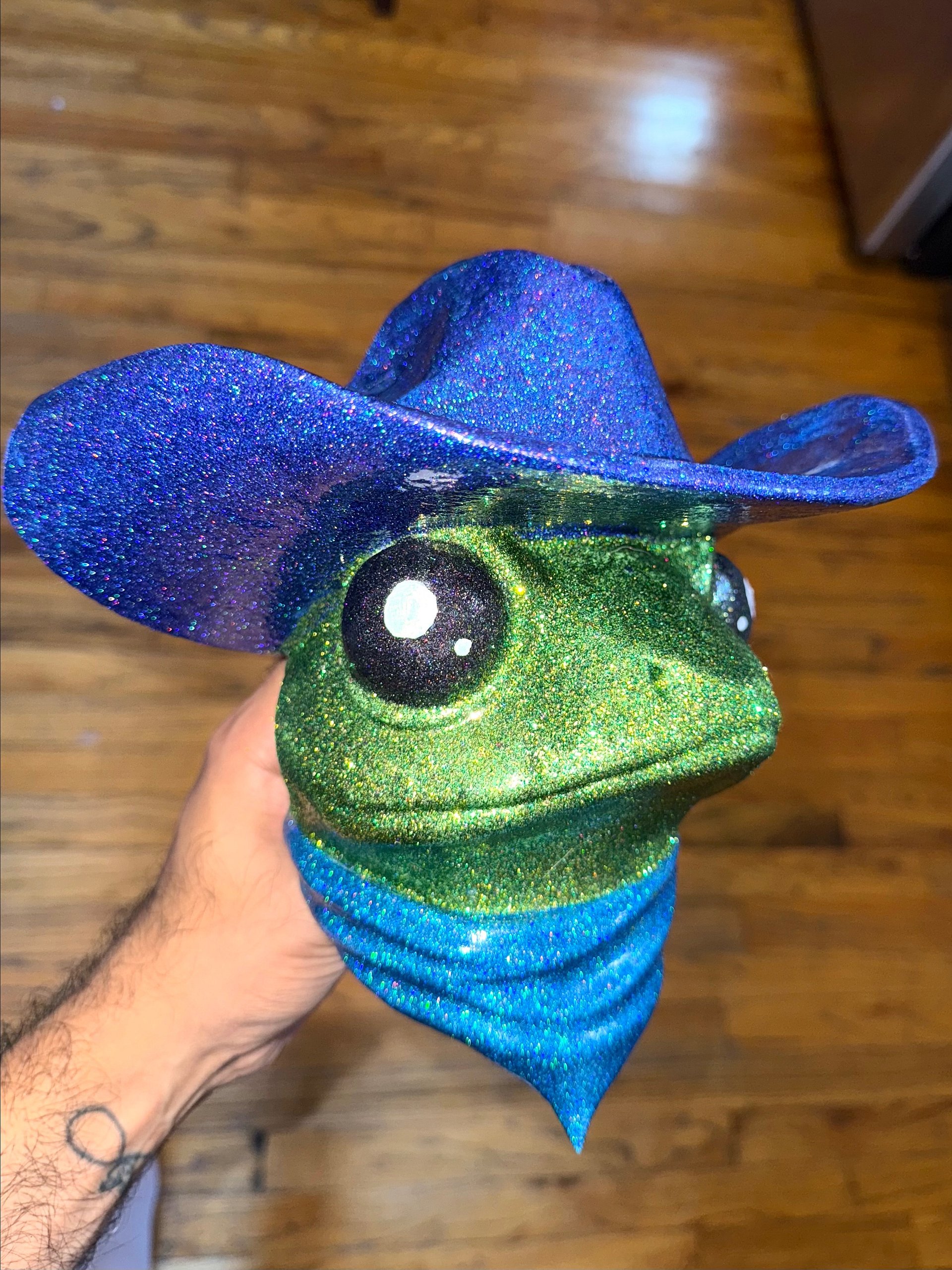 Frog Wall Mount (Blue) product image (1)