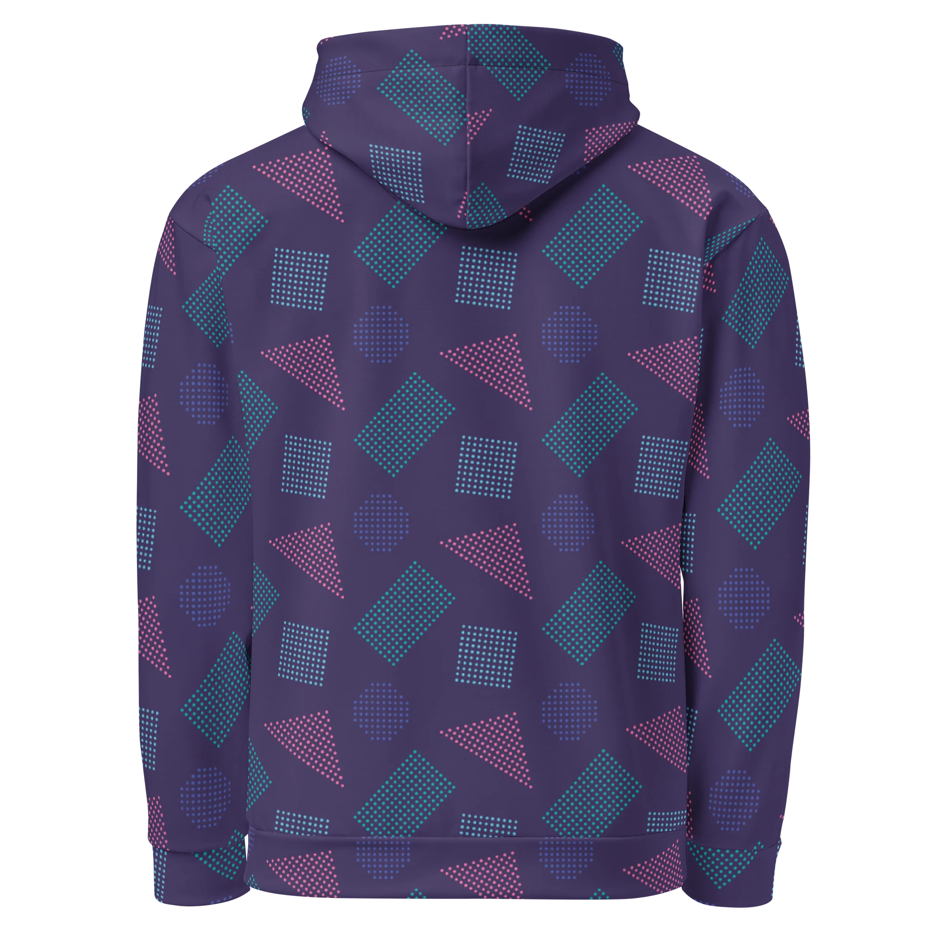 Comfortable Cotton Hoodie with Colorful Geometric product image (2)