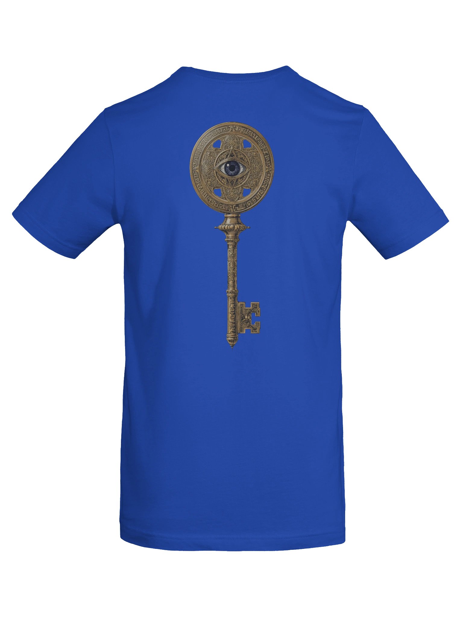 The Gatekeeper’s Key Classic T-Shirt – Front & Back Print | True Royal | Bella+Canvas 3001 product image (8)