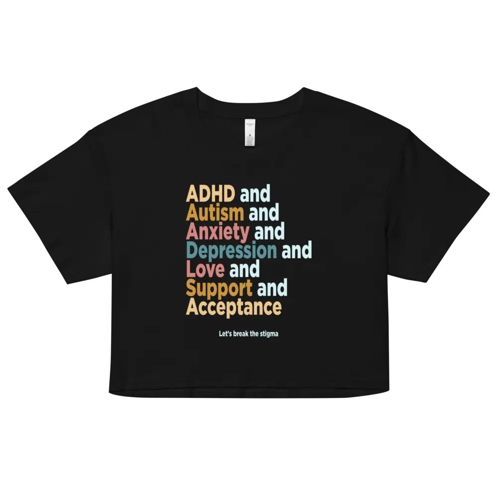 Let's Break The Stigma Crop Top product image (7)