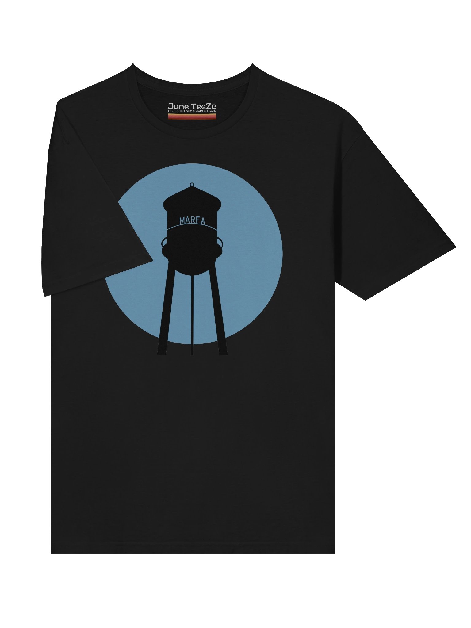 Marfa Water Tower Circle Unisex Tee product image (3)