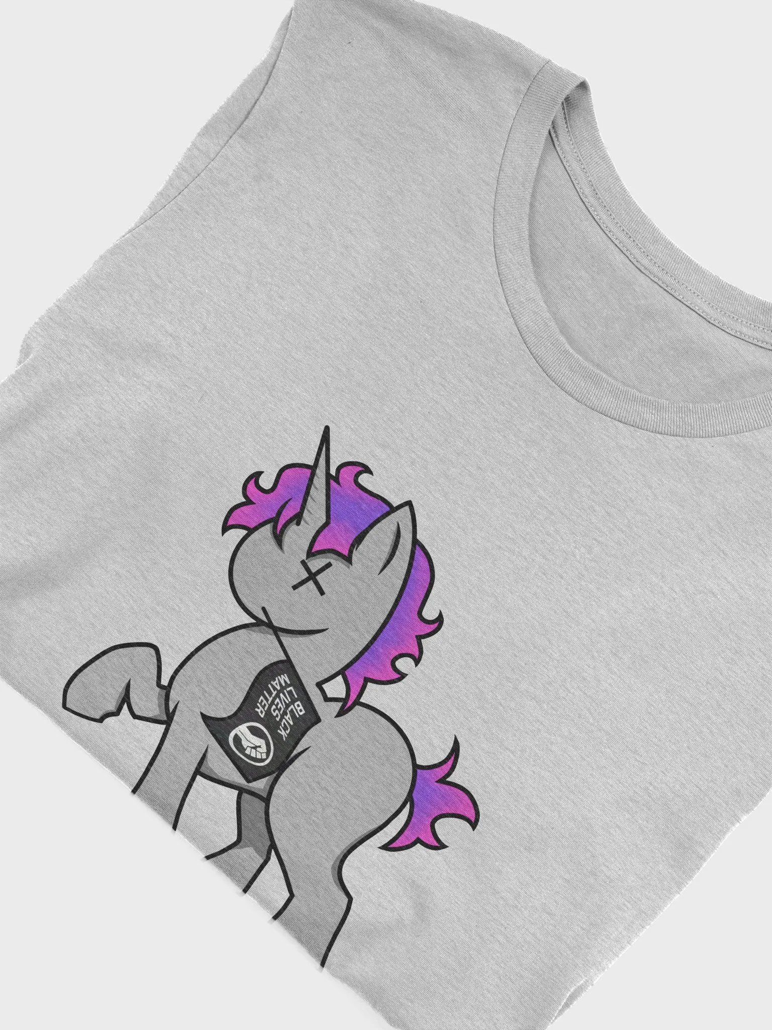 Unicorn + BLM flag T-Shirt product image (5)