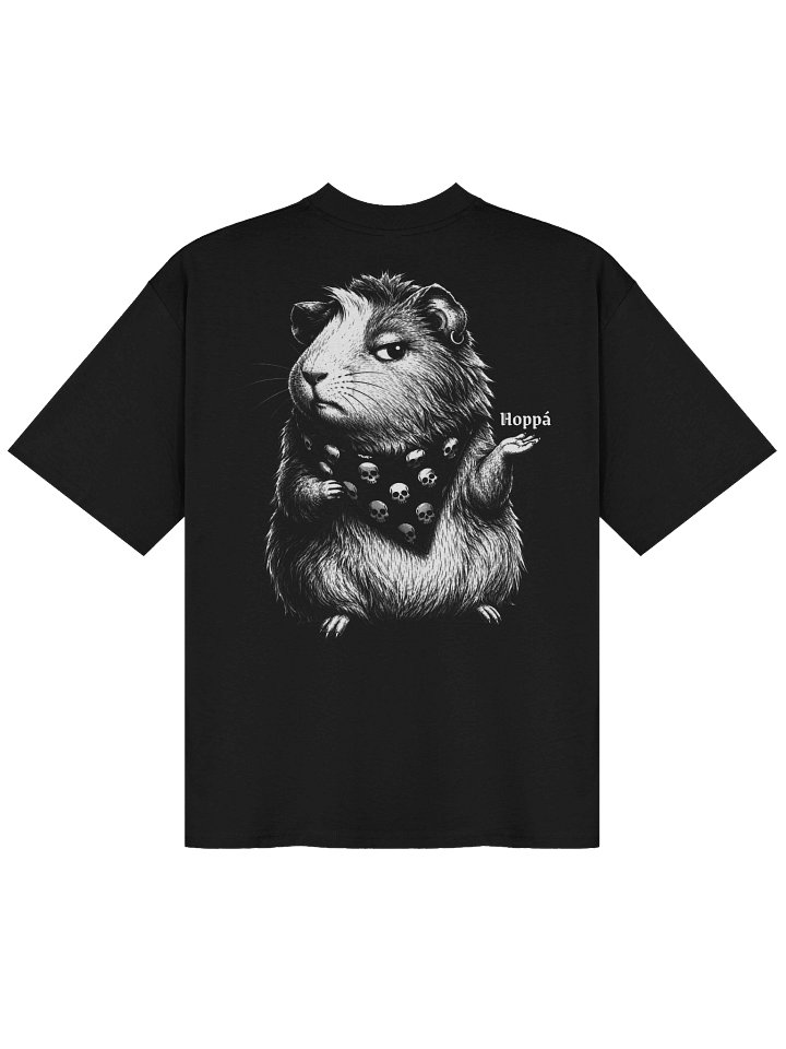 T-Shirt Oversized - Hellberg Outlaws – Hoppá Meerschweinchen backprint product image (2)