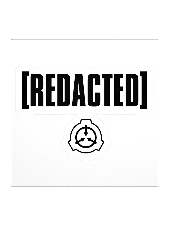 [REDACTED] Sticker product image (1)