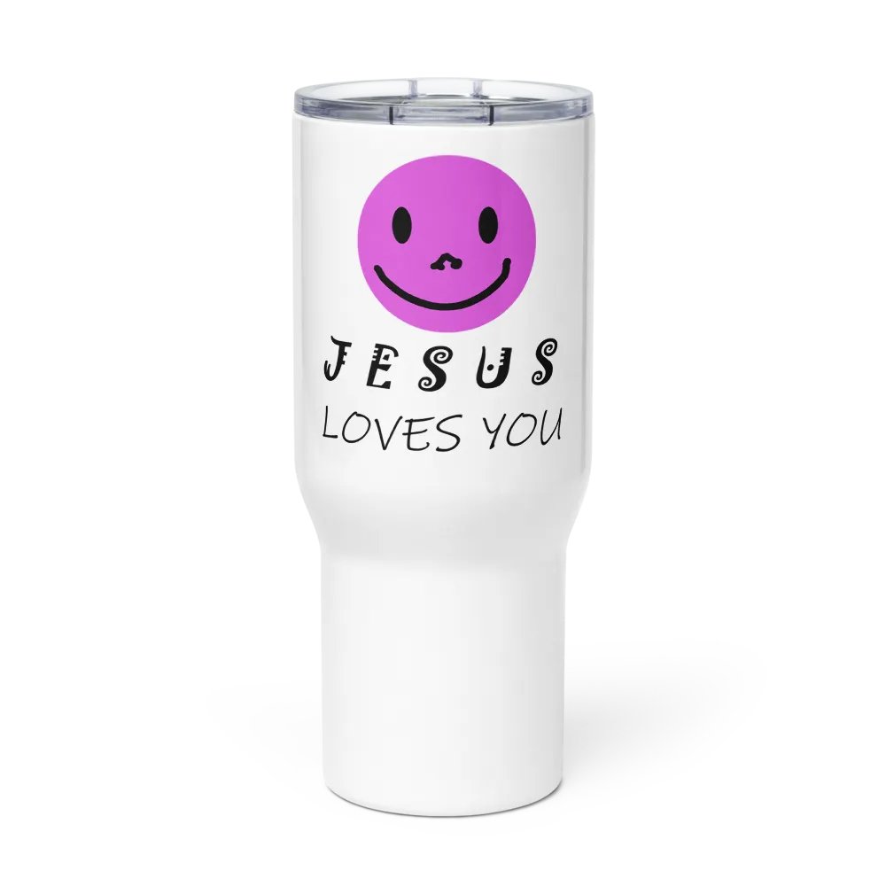 Smile Jesus Loves You Travel Cup product image (2)