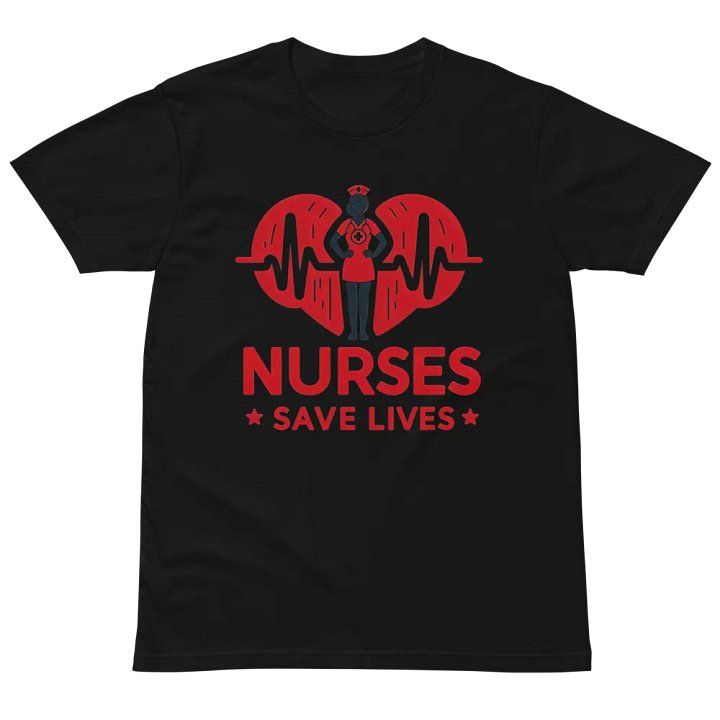 Heartbeat Hero Nurse T-Shirt product image (4)