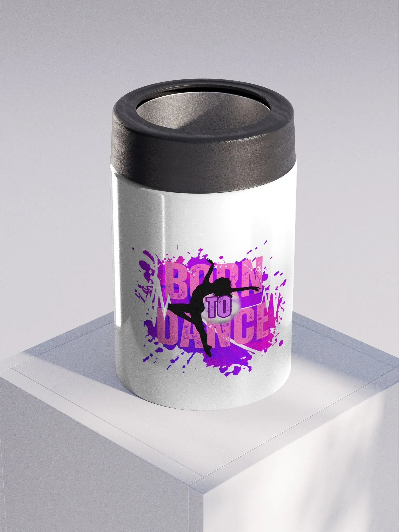 Born to Dance Splash Her Silhouette Stainless Steel Koozie product image (3)