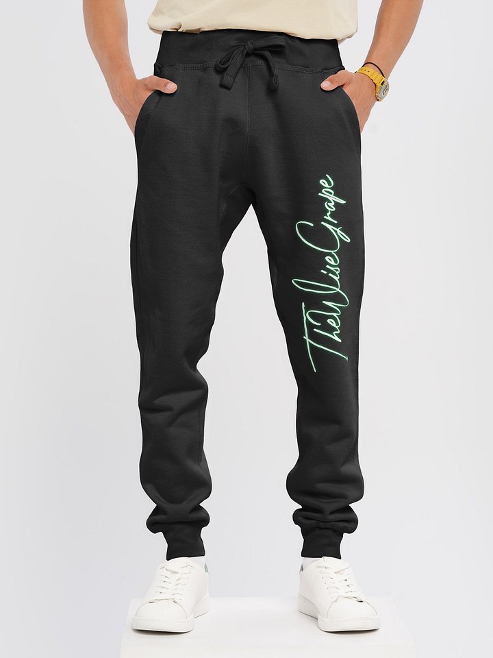 Grape Green Neon Signature Joggers product image (1)
