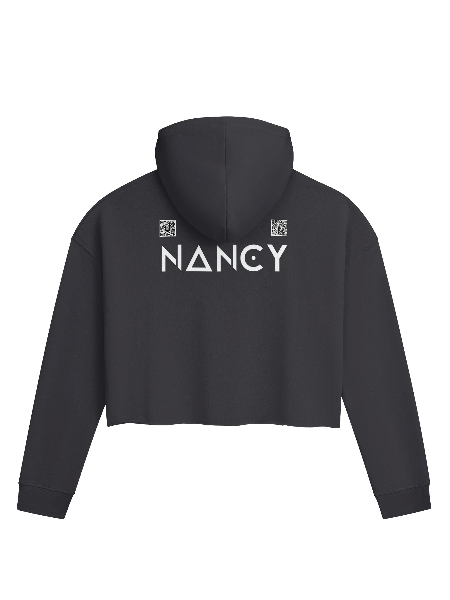 NOBODY LISTEN TO TECHNO Rainbow Cropped Hoodie by @Nancy_dj_official ® product image (6)