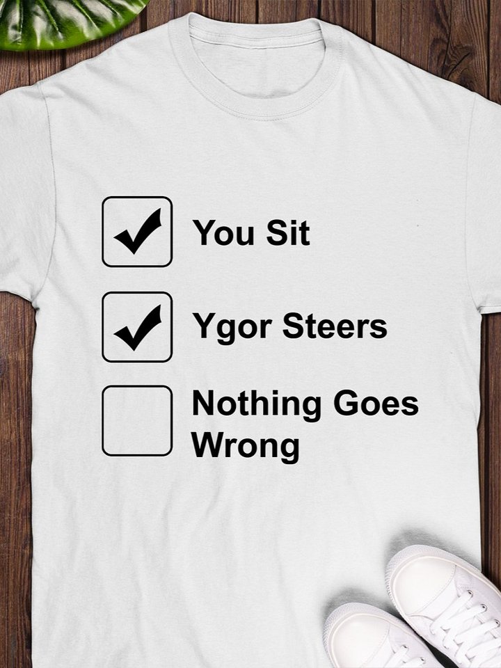 You Sit Ygor Steers Nothing Goes Wrong T-Shirt product image (1)