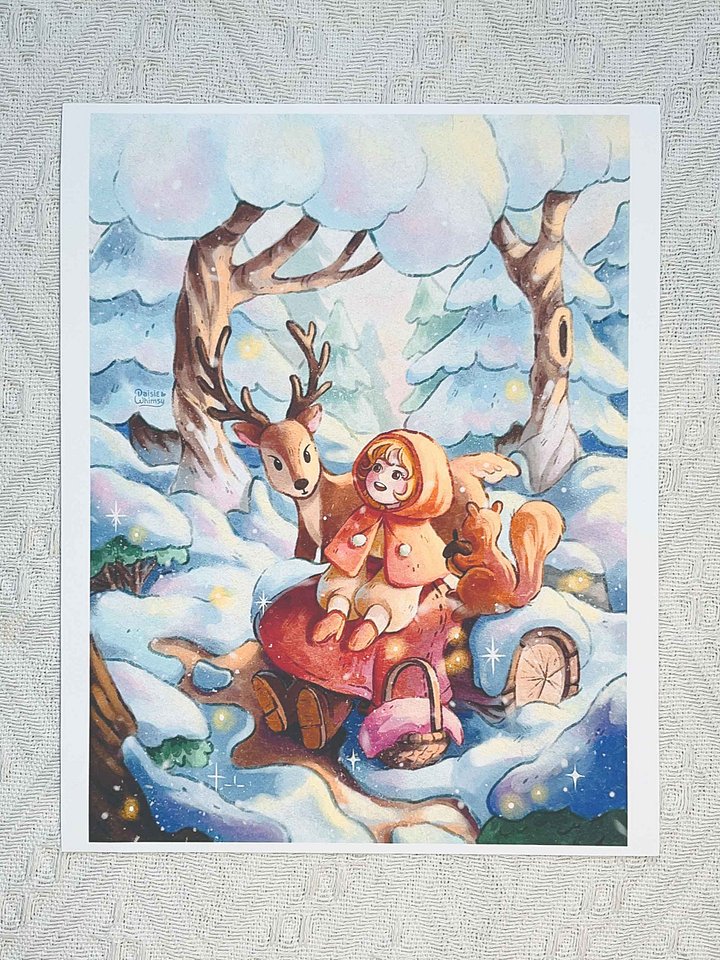 The Snowy Forest - Print ( two sizes ) product image (2)