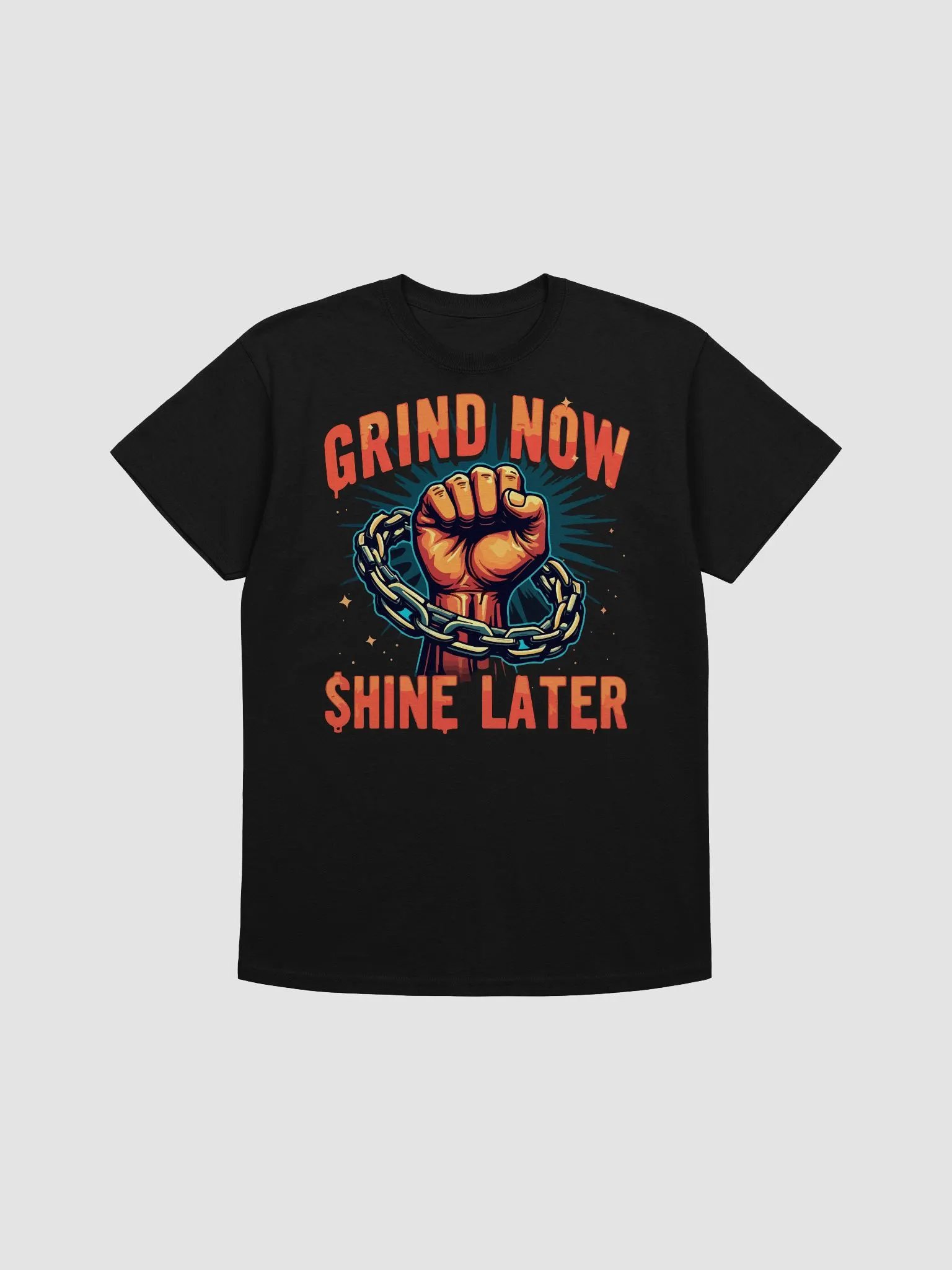 Grind Now Shine Later Motivational T-Shirt product image (1)