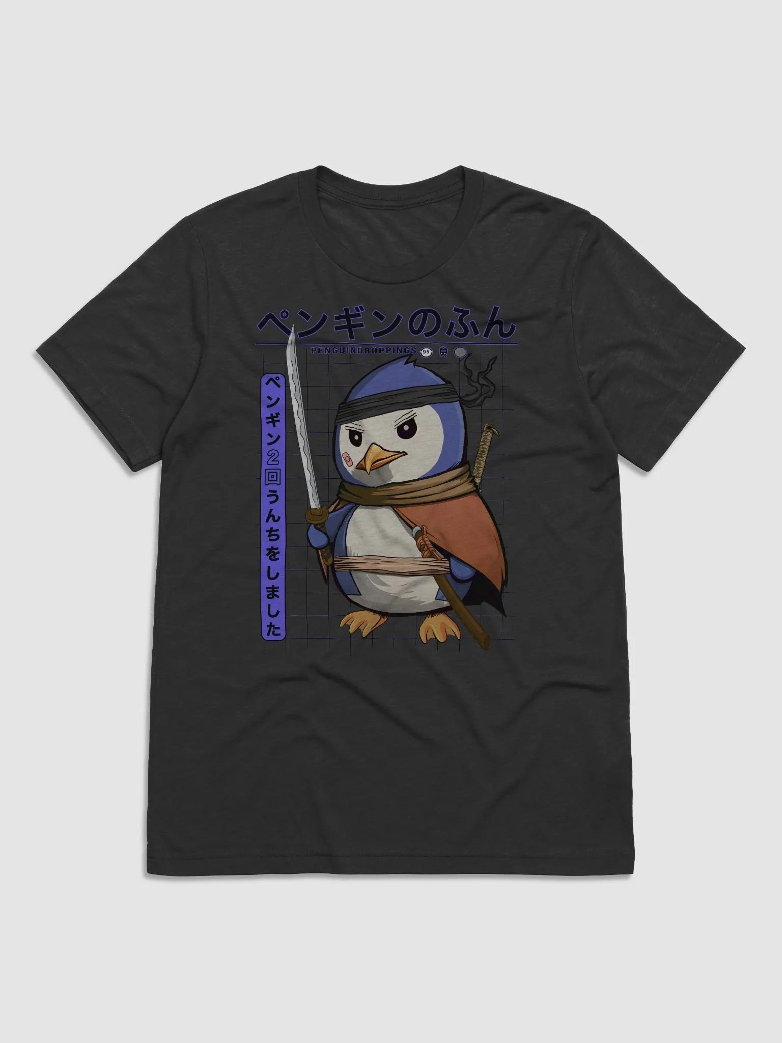 Penguins Poop 2x Triblend t-shirt product image (1)