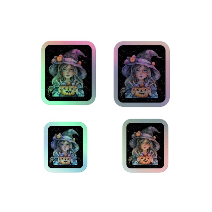 Candy Witch Holo Stickers product image (2)