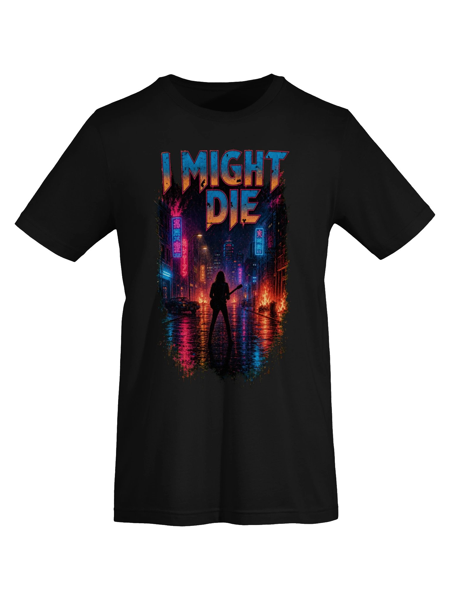 I MIGHT DIE — Neon City Tee product image (5)