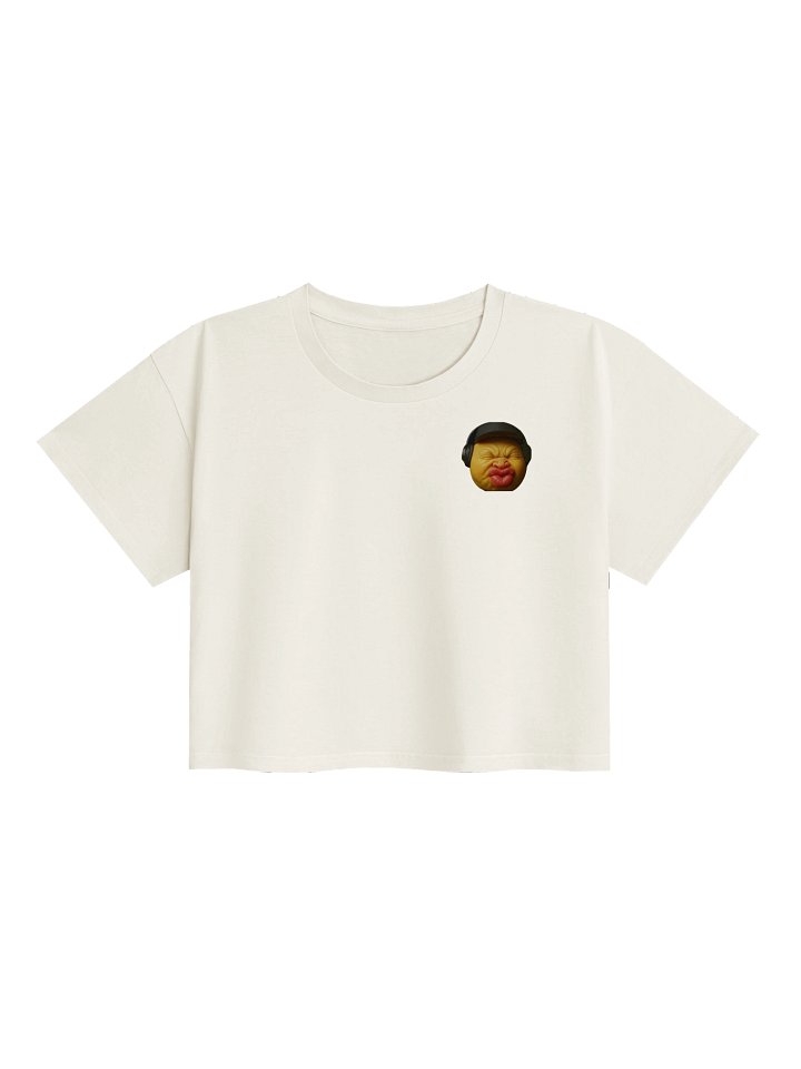 Neon Kiss Black Crop Top product image (1)