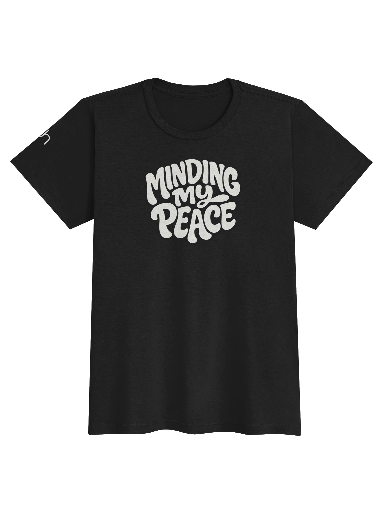 Minding My Peace Tee™ | Woman's Fitted Front Graphic product image (3)