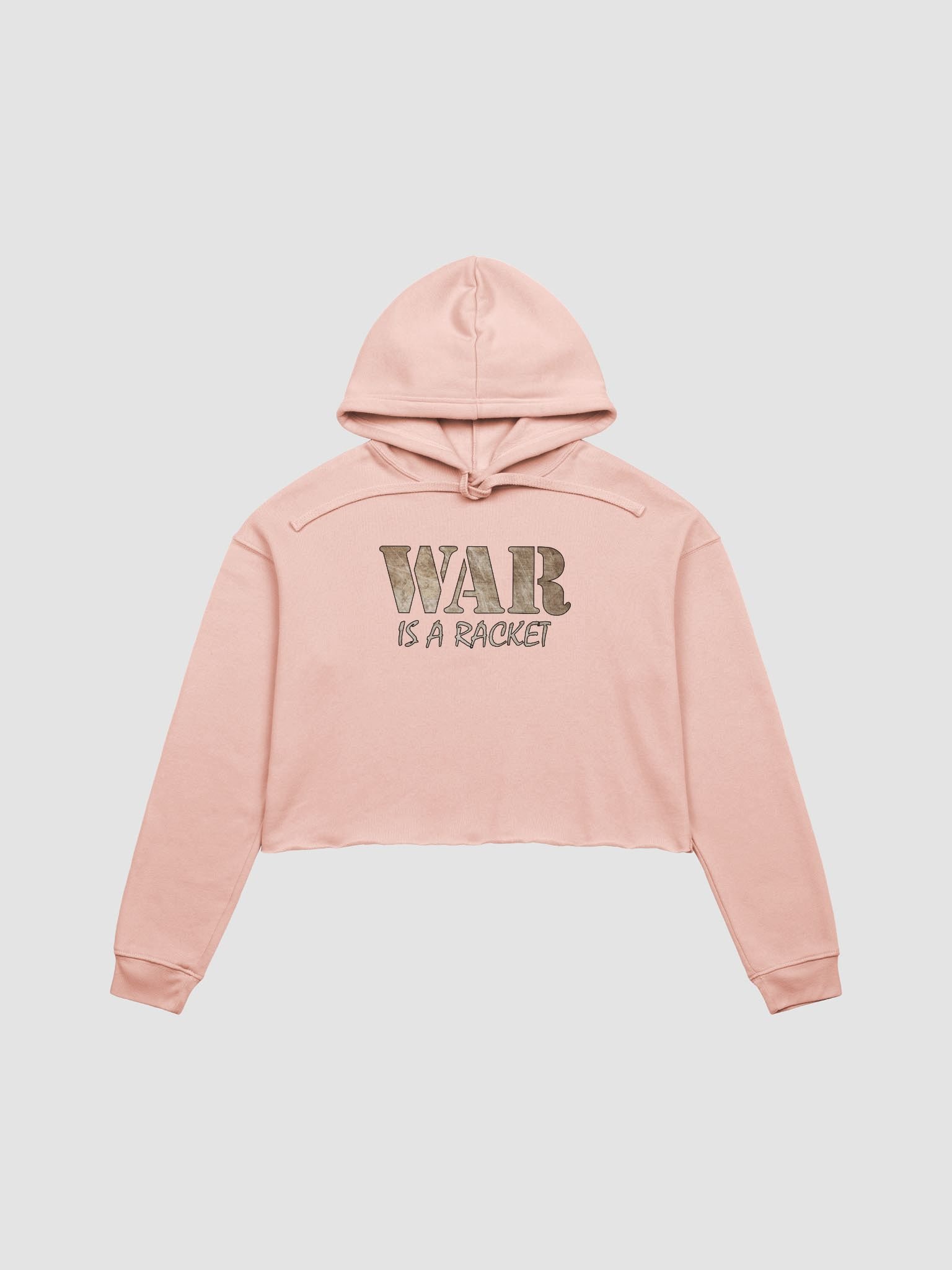 War Is A Racket - Metal - Bella+Canvas Fleece Crop Hoodie product image (1)