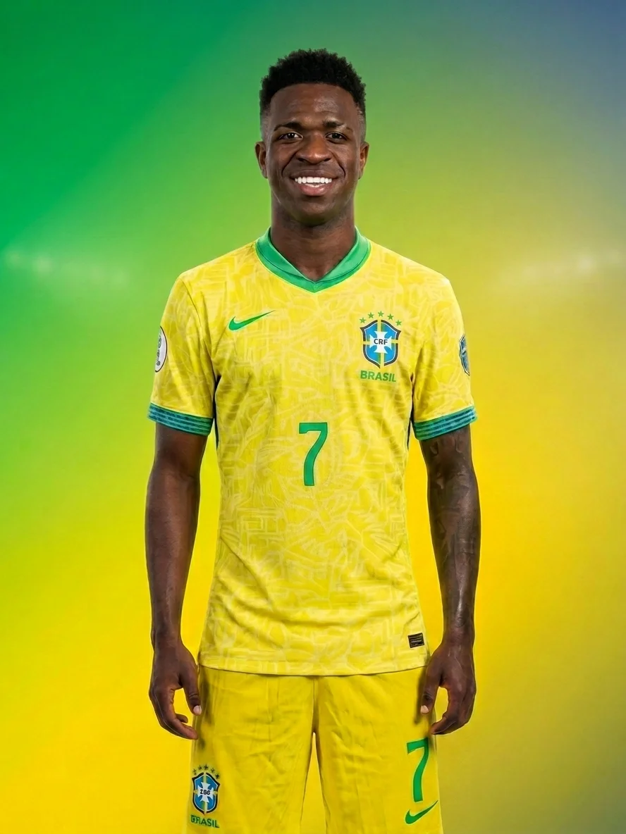 Vinicius Jr #7 Brazil FIFA World Cup 2026 Jersey | Selecao Edition product image (1)