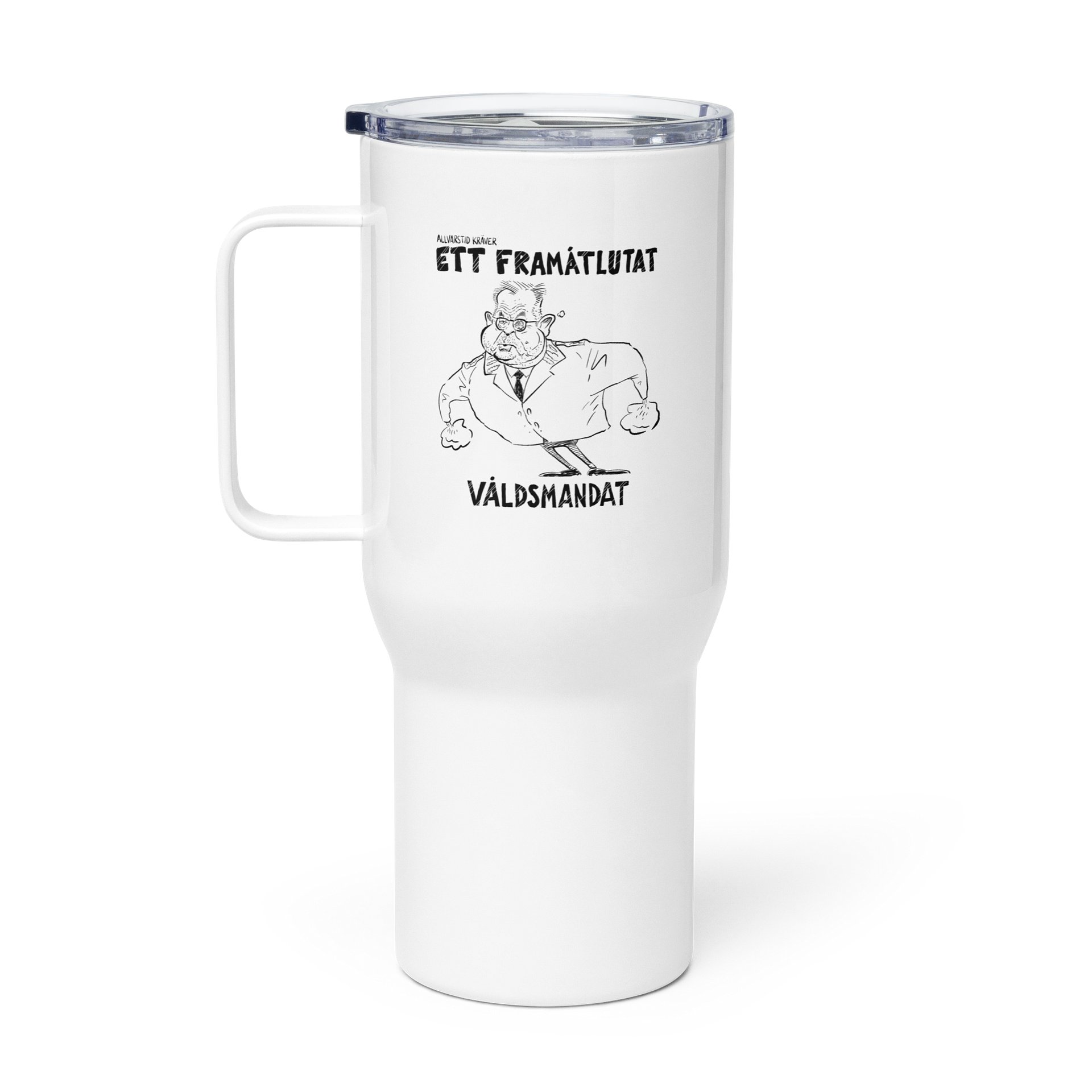 Framåtlutat våldsmandat - Termosmugg (signed by @Kluddniklas!) product image (1)