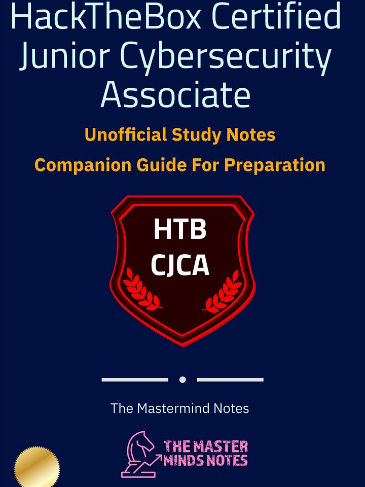 The Unofficial HackTheBox CJCA Study Notes + FREE Cheat Sheet product image (1)