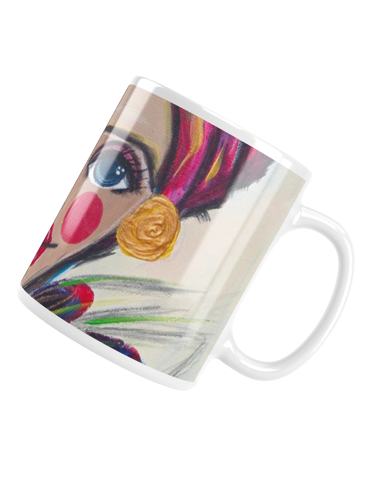 "Dutchess" White Glossy Mug product image (5)