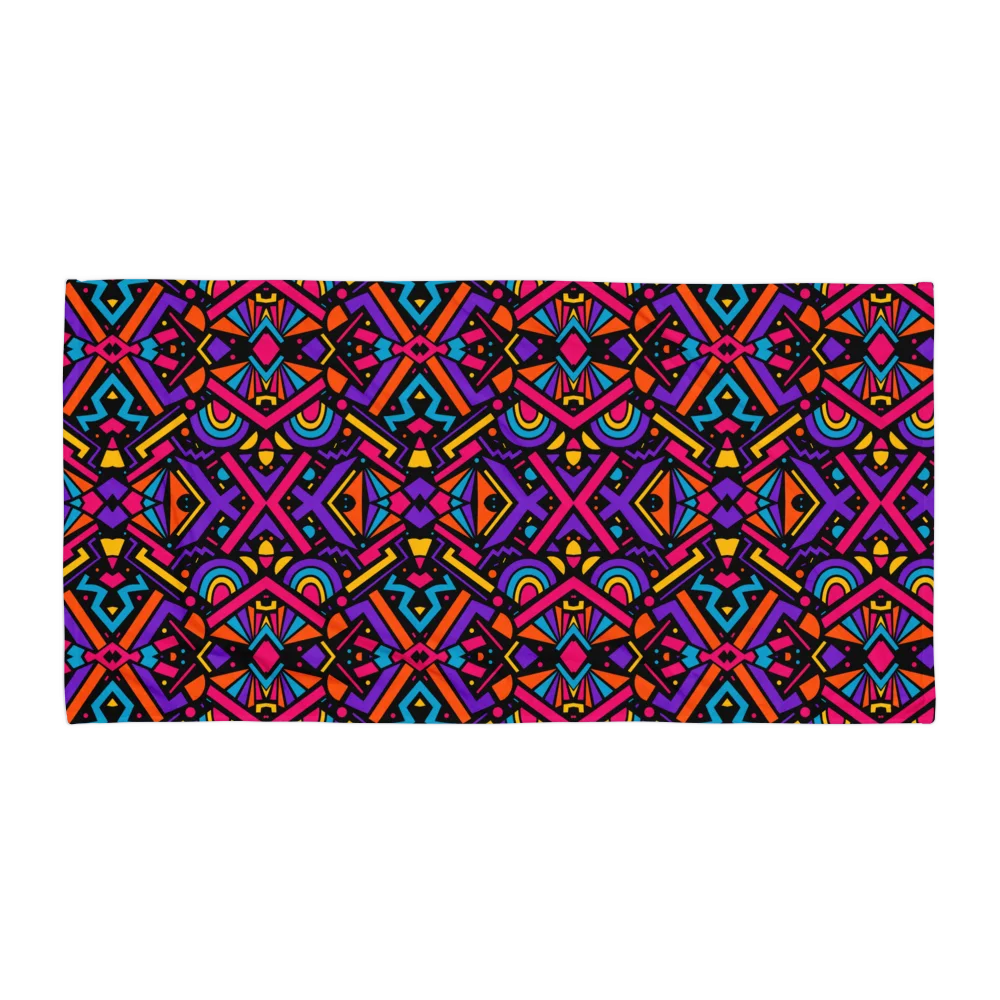 Neon Rewind Beach Towel product image (2)