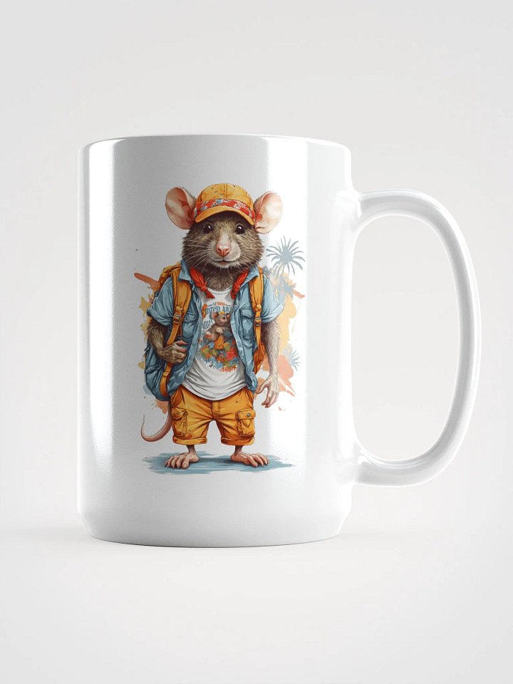 Adventure Rat White Glossy Mug product image (1)