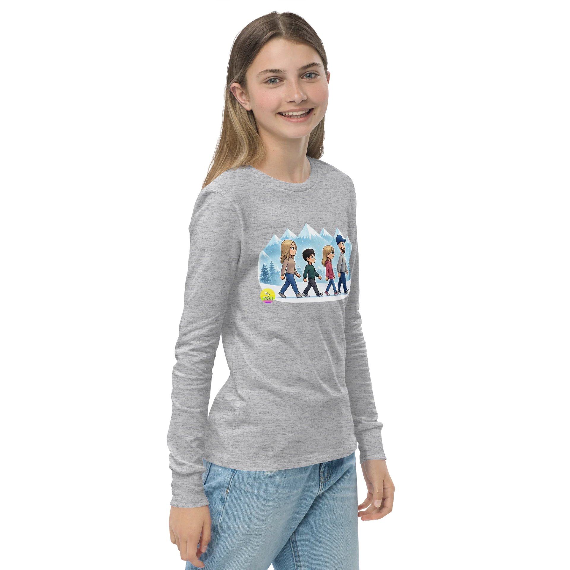 Snowy My PB & J Youth Long Sleeve product image (3)