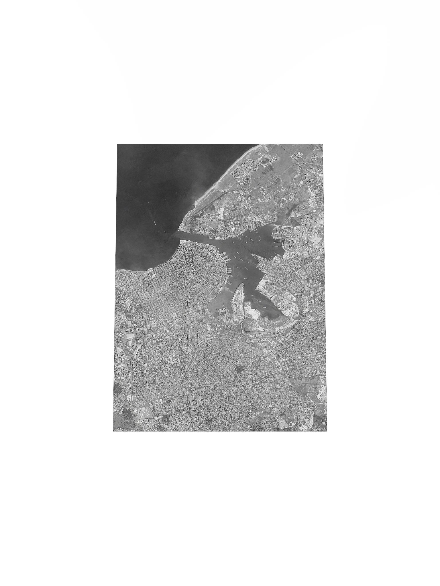 Havana, Cuba (1984) Declassified Spy Satellite Picture (Poster - Portrait) product image (5)