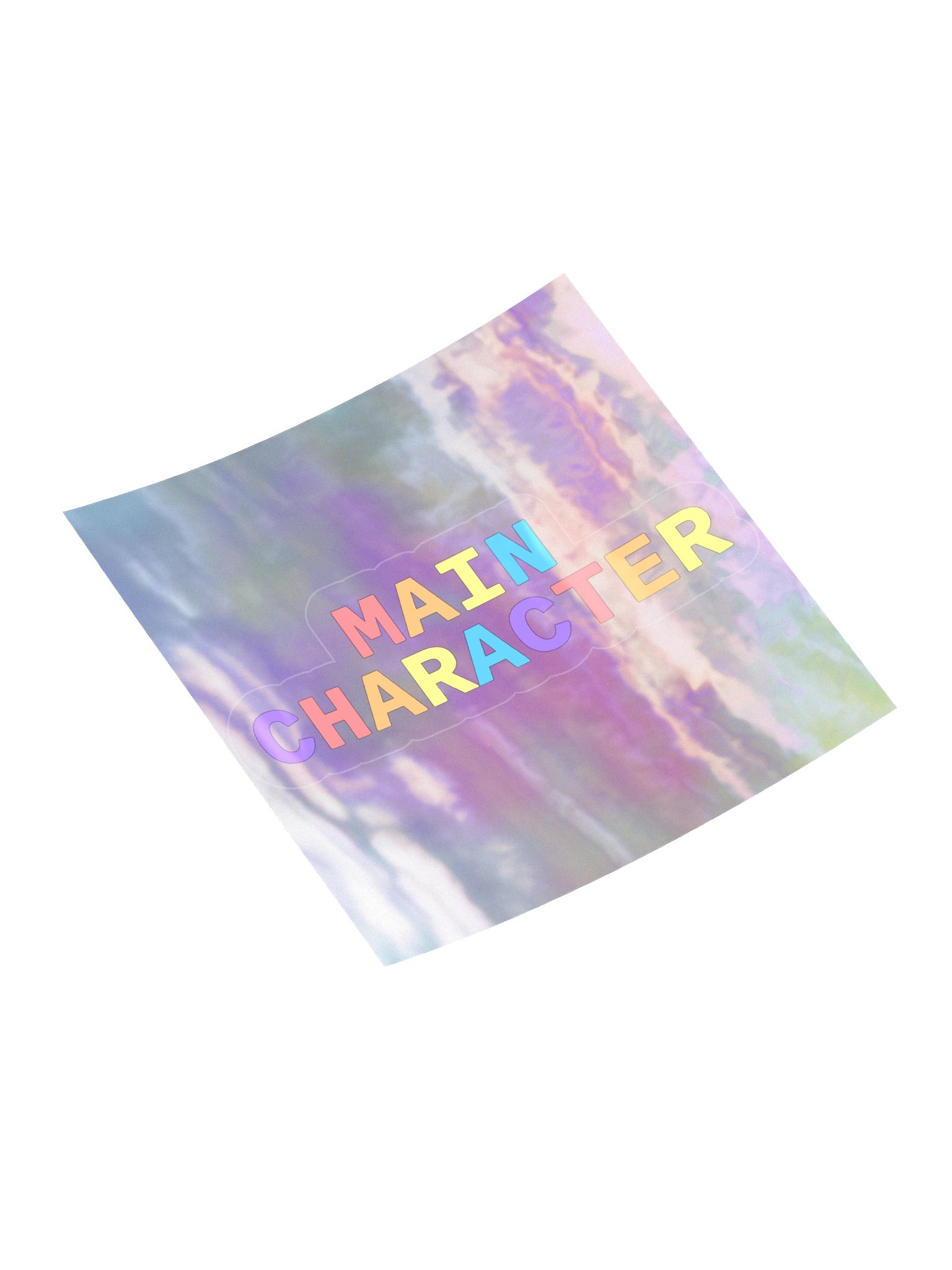 Main Character Energy — Holographic Sticker product image (4)
